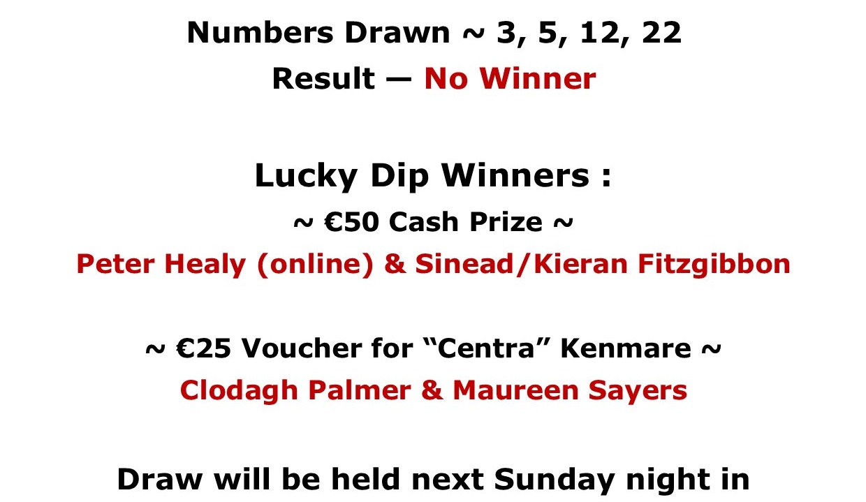 Weekly Lotto Draw