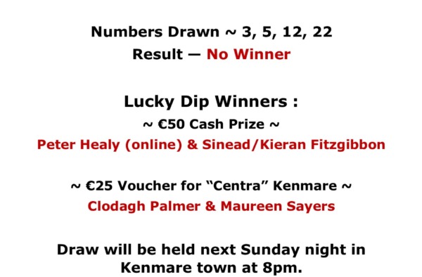 Weekly Lotto Draw